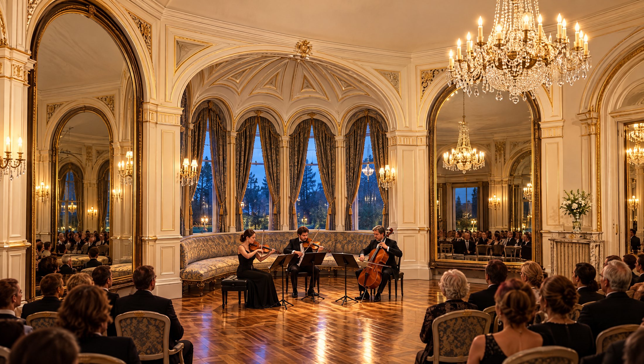Concept of the ballroom restored