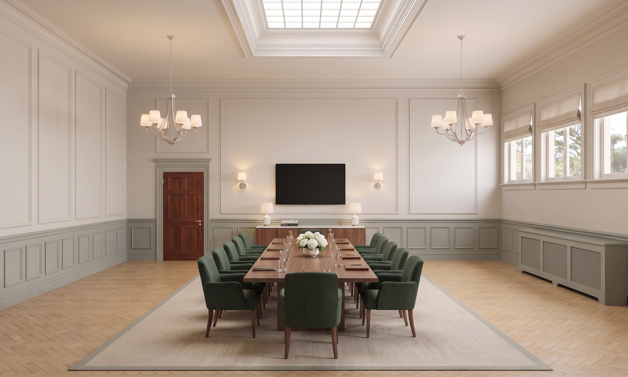 The meeting hall